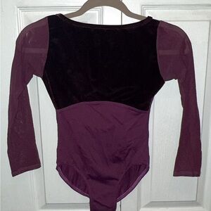 Suffolk Plum Velvet Leotard